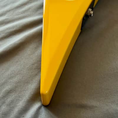 Kiesel Ultra V7 7-String Special Edition #001 McLaren Yellow – Factory Documented - Modern Flying V style image 16