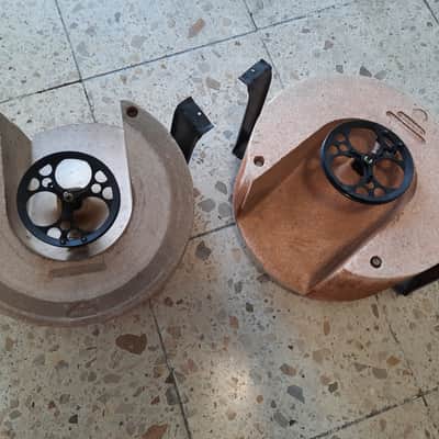 leslie styrofoam drum rotor and frame AND lower mounting plate image 3