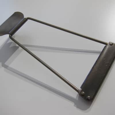 Harmony & Silvertone Archtop & Flat Top Guitar Tailpiece Authentic Vintage Part Circa-1950s-1960s-Nickel Silver image 2