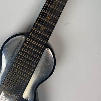 Rickenbacker  ( Rickenbacher) Electro -6 String - Lap Steel - Black with Chrome panels  40's? With  OHSC image 3