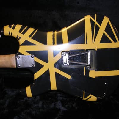Kramer Beretta  Black N' Yellow 79 Bumble-Bee Style Relic Guitar By Boneyard Custom Guitars image 5