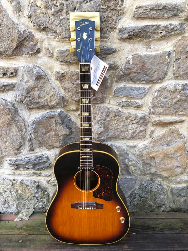 1963 Gibson J-160E Sunburst image 1