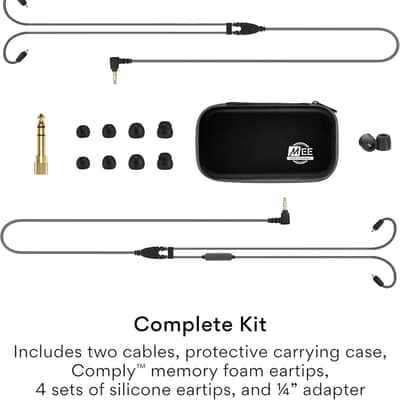 MEE Professional MX4 PRO Quad-Driver Hybrid Musician’s In Ear Monitor Headphones with High-Resolution Reference Sound; Noise Isolating Earbuds Earphones with Optional Customization & Detachable Cables image 8