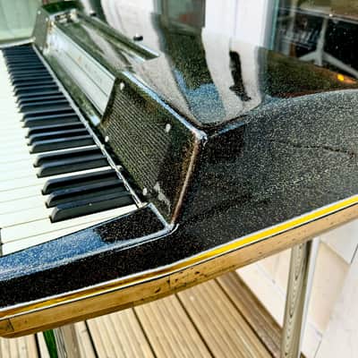 Wurlitzer 200A Electric piano,  rerfurbised in custom black and gold sparkle image 5
