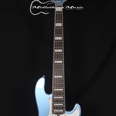 Lakland Skyline Darryl Jones DJ-5 - 5-String Bass Guitar - Lake Placid Blue Finish image 3