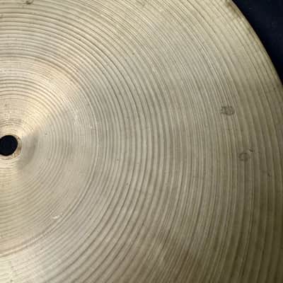 Zildjian A 14” Hi Hat Bottom - Hollow Ink 1970’s image 10