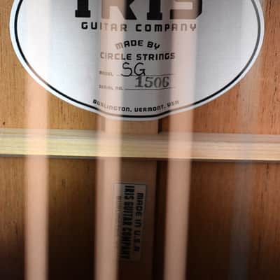 Iris SG-11 Burst w/ Firestripe Pickguard & 1-3/4" Nut image 9