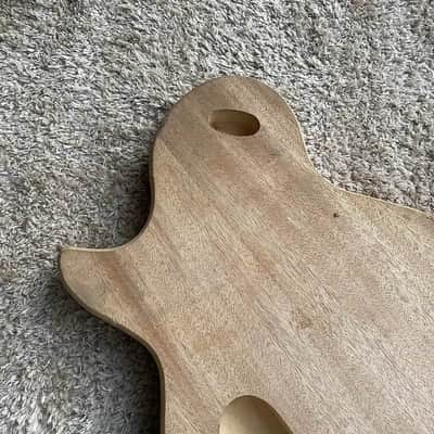 Unfinished Basswood Guitar Single Cut Body DIY Project image 6