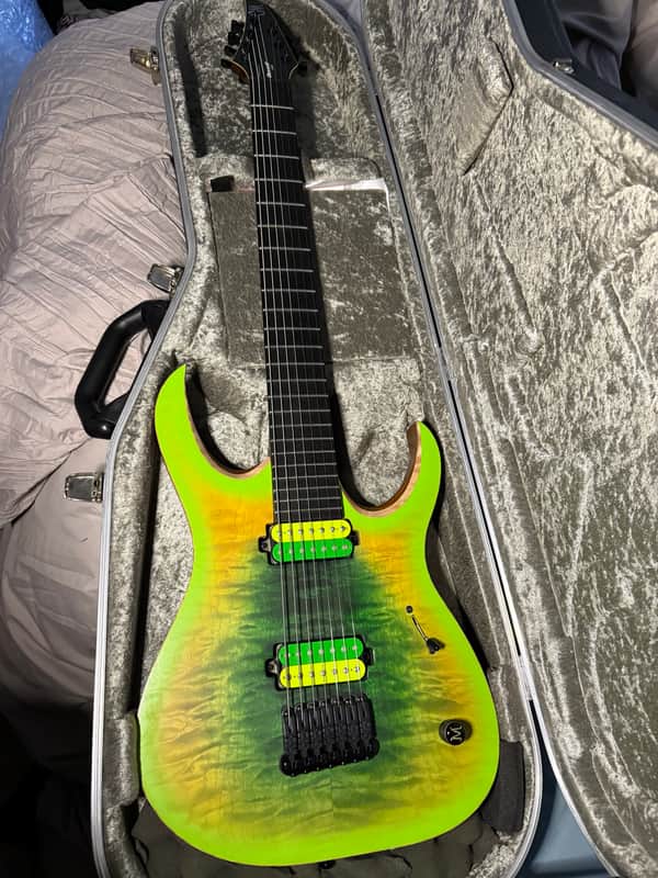 Mayones Duvell Qatsi 1.0 John Browne Signature 7 String 2018 - Juice Burst image 1