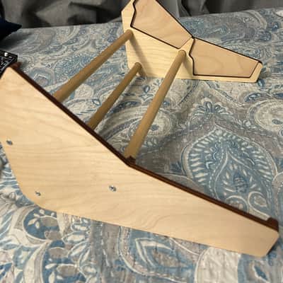 Wooden Double Stand For Behringer Synths - Model D, Cat, Pro1, K2, and Neutron 2022