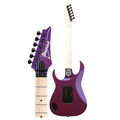 Ibanez Genesis Collection RG550-PN 6-String Solid Body Electric Guitar with Maple Fretboard, Right-Handed, Purple Neon image 3