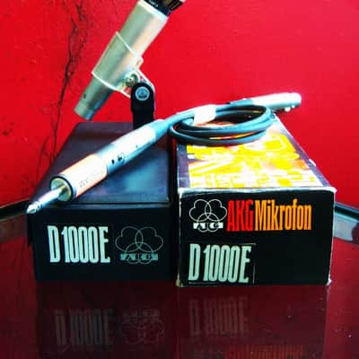 Vintage 1970's AKG D 1000E Cardioid Dynamic Microphone Low Z w accessories D190E # 7 image 1