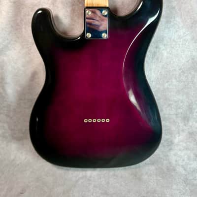 Fretlight FG-551 LTD Edition Orianthi Signature Quilted Maple Top 2015 - Transparent Purple image 3