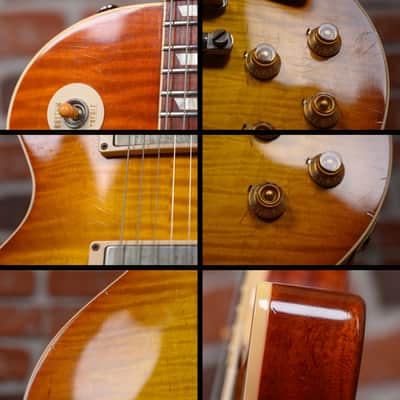 Gibson Custom Shop CS8 '50s Style Les Paul Standard Flame Maple Top Sunrise Tea Burst 2015 w/OHSC image 16