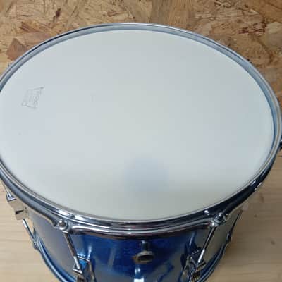 1960s Ludwig 15x12 Blue Sparkle Marching Snare Pre Serial Keystone  3 Ply image 14