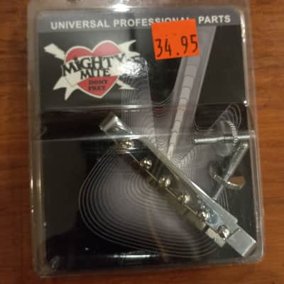 Mighty Mite 2104 LP style Bridge - Chrome image 5