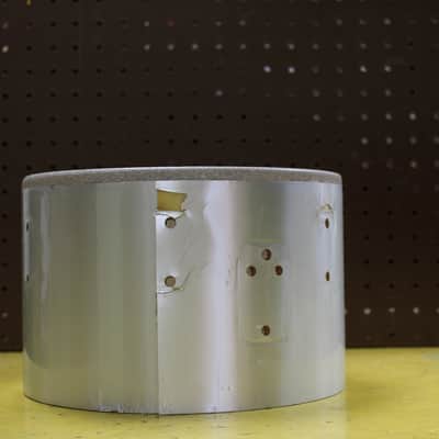 1980s Tama Imperialstar 6.5x10 Tom Tom Shell in Metallic White image 4