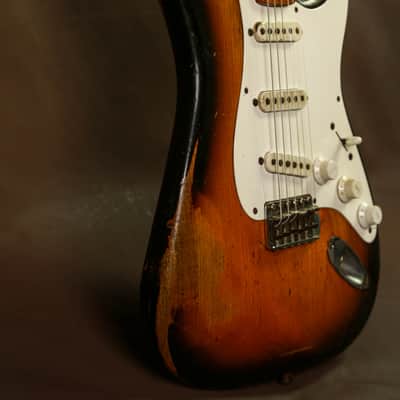 1954 Fender Stratocaster Early Serial #0071 Sunburst Electric Guitar Original image 19