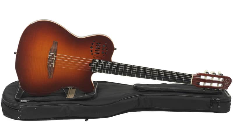 Godin ACS-SA Classical HG with Electronics Lightburst Flame image 1