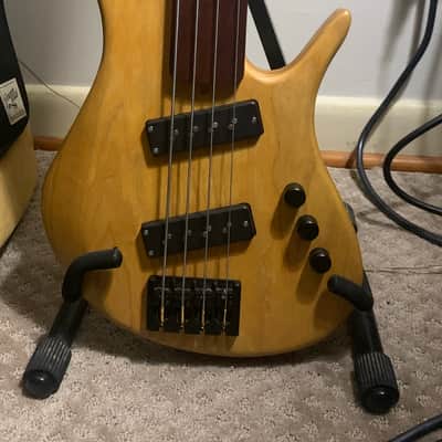 Tom Clement Singlecut 2011 Natural Custom Electric Bass Guitar image 2