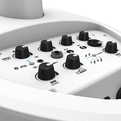 LD Systems MAUI 5 Go Ultra-Portable Battery-Powered Column PA System in White image 9