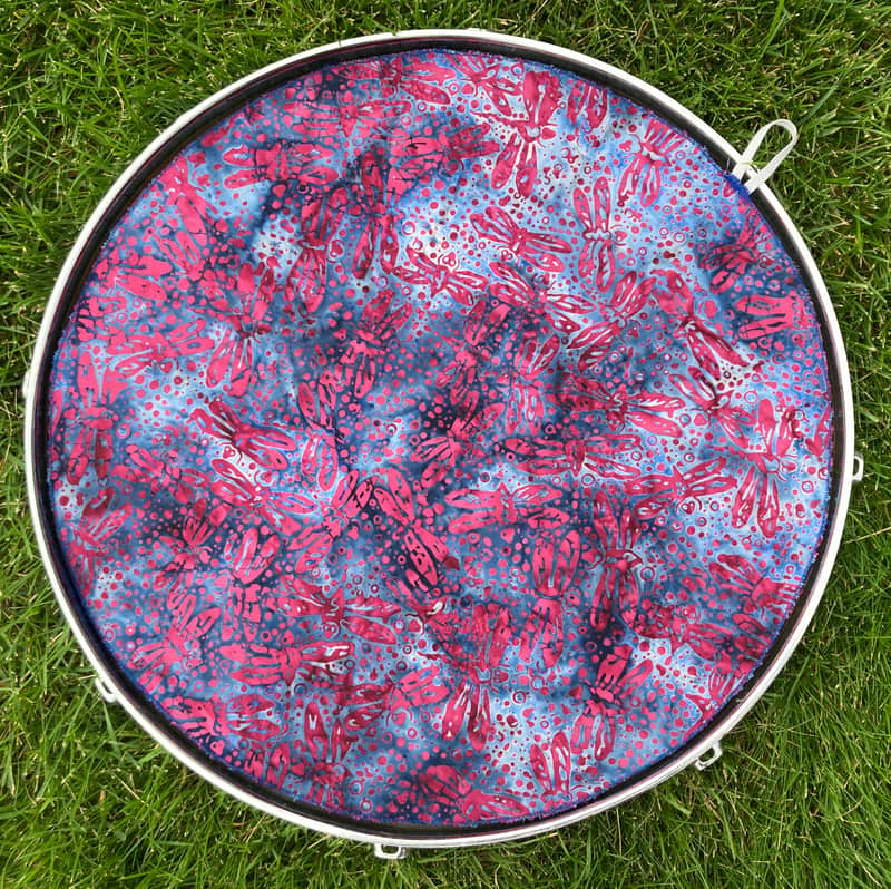 16" single layer Drum Bunny cloth drum cover - dampener - partial mute - compare to Drum Tortillas - Quesadilla - Big Fat Snare image 1
