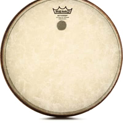 Remo Mondo Skyndeep Beige Fiberskyn Djembe Drumhead - 12 inch image 1