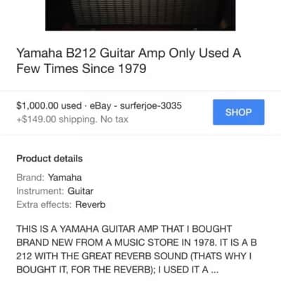 Yamaha B212 Amp image 3