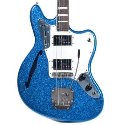Bilt S.S. Zaftig Blue Metal Flake w/Lollar Regal Humbuckers image 1