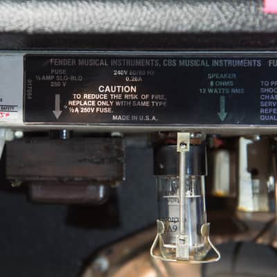 1970s Fender Musicmaster Bass Amp owned by Noel Gallagher image 8