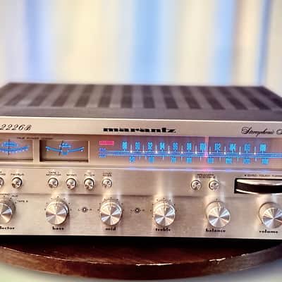 πΆβ¨ Marantz 2226B Vintage Stereo Receiver β Serviced/Cleaned, LED Dial Lights, Excellent Faceplate, Fully Tested image 2