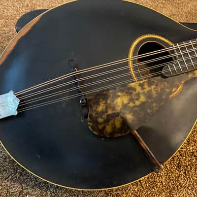 Gibson K-2 Mandocello black with Original Case 1913 mandolin family Mando image 5