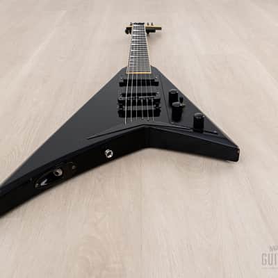 2006 Jackson Stars Randy Rhoads RR-J2BE Flying V Black w/ EMG & Case image 10