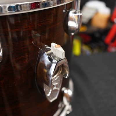 Vintage 1980s Gretsch USA Custom Series Rare 15" Maple Tom - Dark Walnut Stain Lacquer | 12x15" image 13
