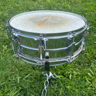 Ludwig LM400 Supraphonic 5x14" 10-Lug Aluminum Snare Drum 1985 - Present - Chrome-Plated image 8
