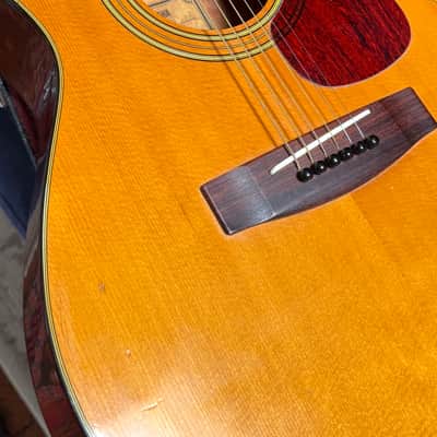 Yamaha FG-170 Folk Guitar 1972 - 1974 - Natural image 9
