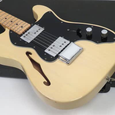 1978 Fender Telecaster Thinline - Original Transparent Blonde Finish- Large Neck Profile - Wide Range Pickups image 7