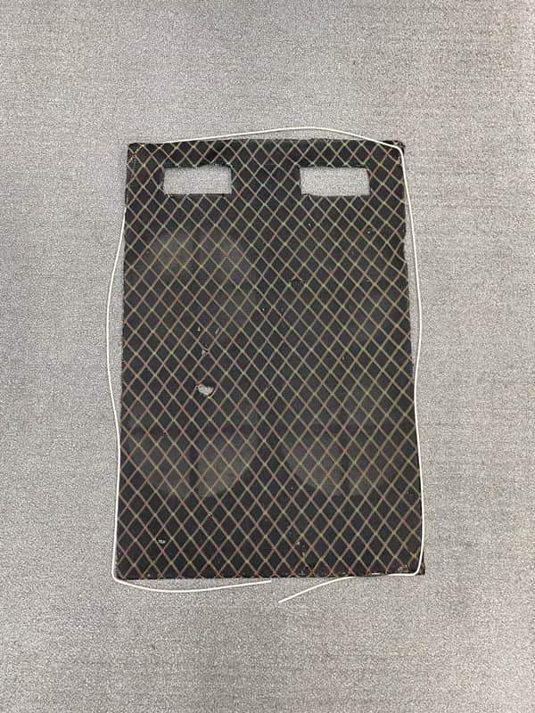Vox Original 1960's Grill Cloth from Vox Series 90 V130 Cabinet with White Piping included image 1