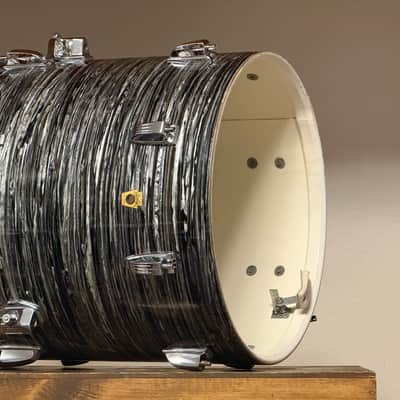 1966 Ludwig Oyster Black Pearl 16x16" Floor Tom image 15