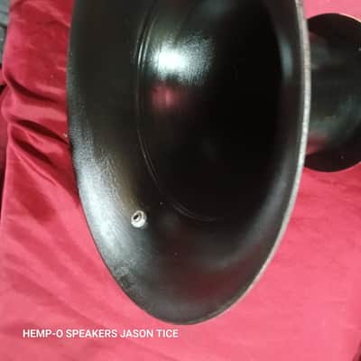 JENSEN  15.5" METAL HORN  6/6.5" DRIVER WWII HORN ???  GUITAR SPEAKER EFFECTS 1940s image 9