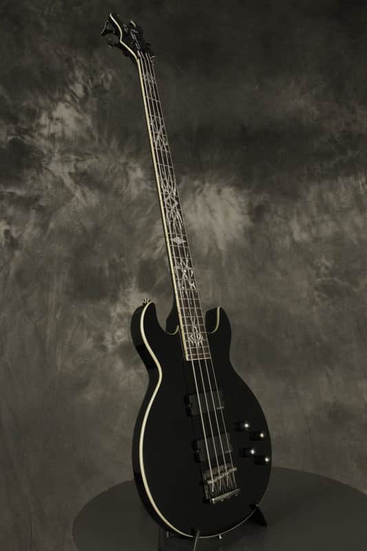 Schecter Diamond Series DEVIL TRIBAL BASS Black | Reverb UK
