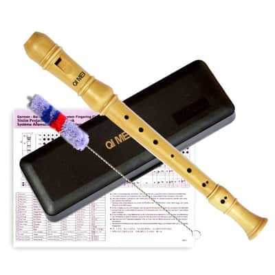 Soprano Recorder 8-Hole Treble Vertical Flute English Fingering image 9