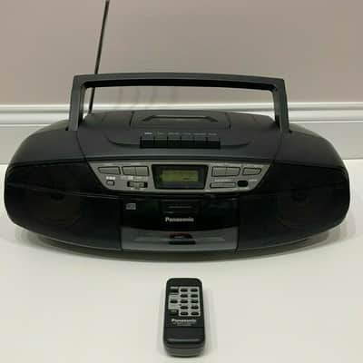 Panasonic - RX-DS17 - Portable CD Cassette Radio Boombox with