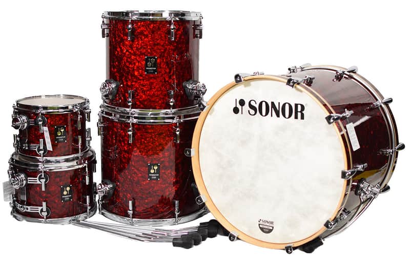 Sonor Momentum Red Pearl Shell Kit 22/10/12/14/16 image 1