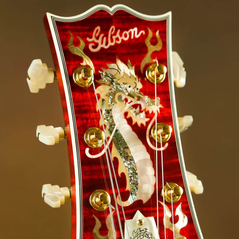 Gibson Super 400 China Dragon Bruce Kunkel Custom Masterpiece