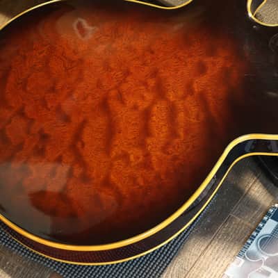 1983 Ibanez AM205-AV Semi-Hollow Electric Guitar Antique Violin + OHSC image 16
