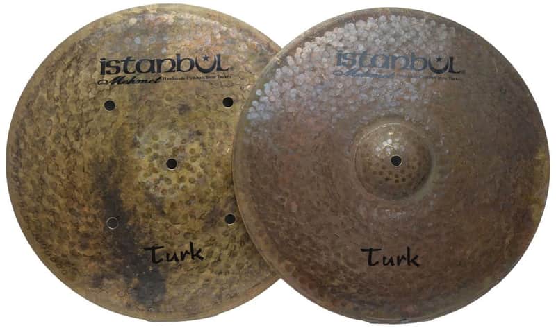 Istanbul Mehmet Cymbals 14" Turk Hi-Hat Flat Hole Bottom image 1