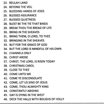 Massive Hymns, Gospel, Sacred Accordion Sheet Music DVD WITH 436 Selections image 3