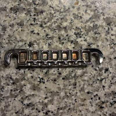Gibson 1967’Gibson SG Vintage Solid Saddle Bridge/Tailpiece 1967 - Chrome image 5