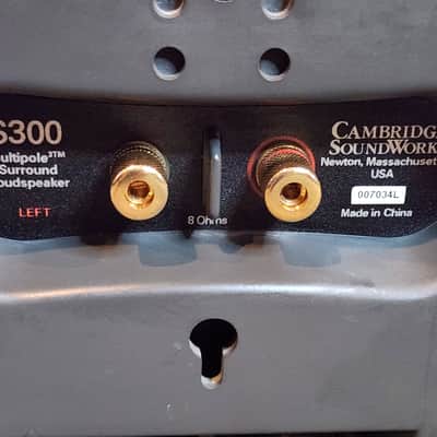Cambridge Soundworks Cambridge SoundWorks S300-way 3 way 4-driver multipole surround loudspeakers 90s - Black image 9